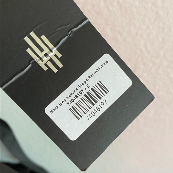 Heiress Beverly Hills Long Sleeve A Line Pocket Mini Dress Size Small NWT - Picture 12 of 15